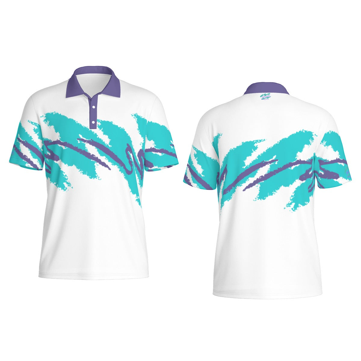 Yellow Swingin' Solo Jazz Polo by Yoycol featuring a classic polo shirt with a collar and short sleeves on a white background.