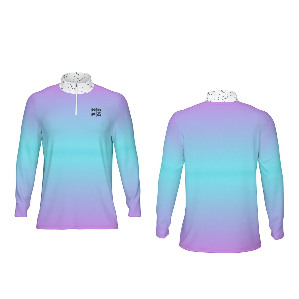 Fadeaway Gradient Quarter Zip - Not Bad Pretty Good