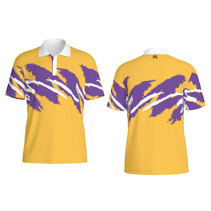 Not Bad Pretty Good Championship Gold Jazz Golf Polo featuring a classic design and comfortable fit for golf enthusiasts.