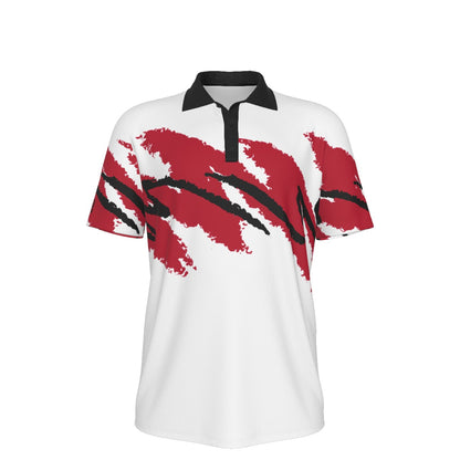 Yoycol Clubhouse Jazz Golf Polo in white with subtle design, short sleeves, and classic collar for stylish golf attire