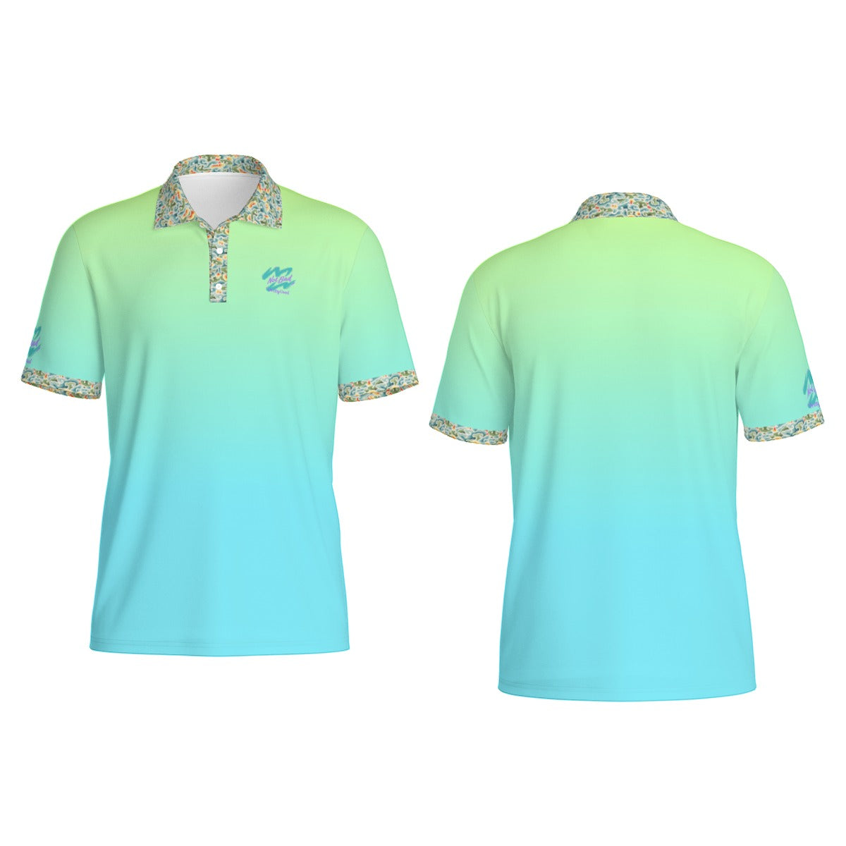 Keylime Gradient Polo - Not Bad Pretty Good