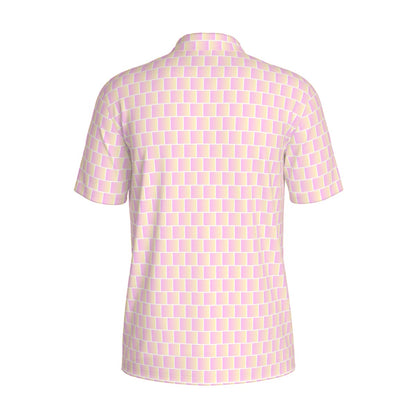 Sweet Tooth Golf Polo by Not Bad Pretty Good, featuring a colorful, casual men's polo shirt with a playful design.