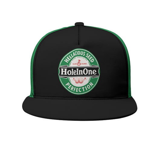Hole In One Snapback Hat - Not Bad Pretty Good