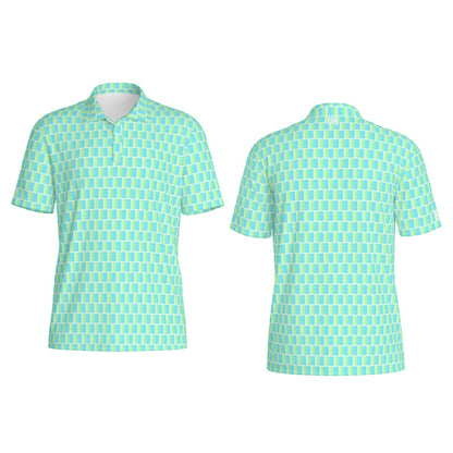 Not Bad Pretty Good Limewire golf polo featuring a classic design and comfortable fit, ideal for casual golf or sportswear.