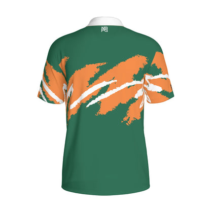Gables Green Jazz Golf Polo by Not Bad Pretty Good, showing a stylish green polo with a classic fit and subtle branding.