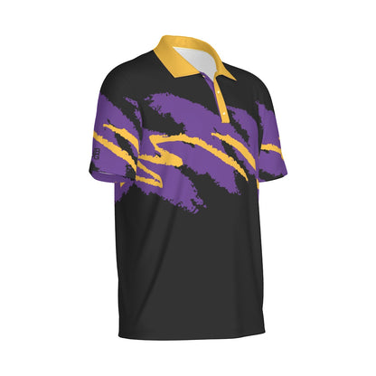 Not Bad Pretty Good Hollywood Nights Jazz Golf Polo, men's casual polo shirt with stylish design and comfortable fit.