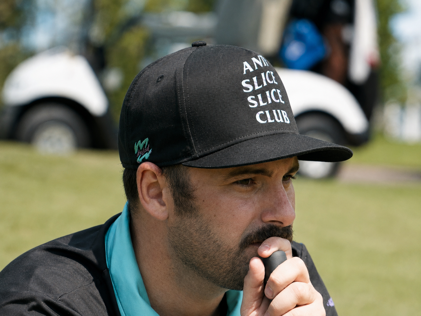 Yoycol Anti Slice Slice Club golf snapback hat featuring a stylish design and adjustable fit, ideal for golf enthusiasts.