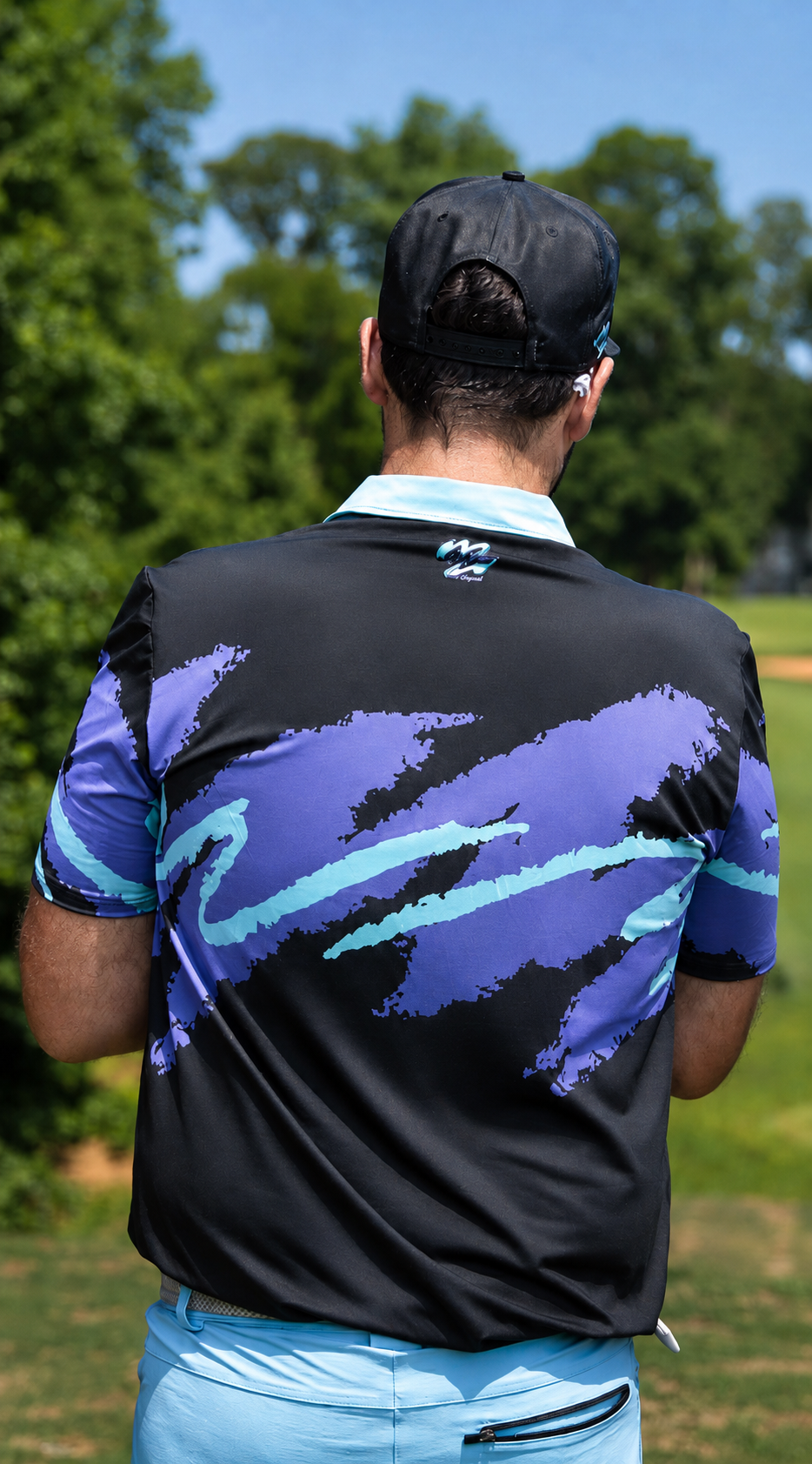 Yoycol Reverse Jazz golf polo shirt with a stylish design, featuring a classic collar and short sleeves.