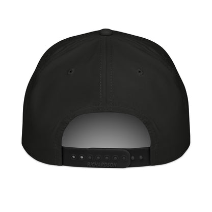 Black and white Birdie Golf Rope Hat by Not Bad Pretty Good featuring a classic rope design and adjustable back.